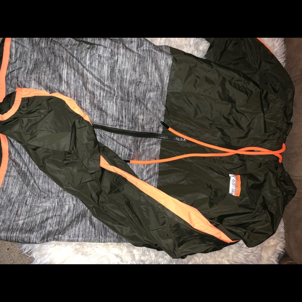 Pink windbreaker type jacket!